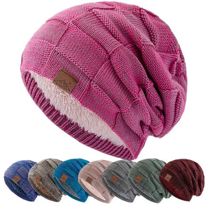 Bonnet d’Hiver Femme à Maille Mélangée - Style Casual et Chaleur Assurée - bonnet hiver GoHappy