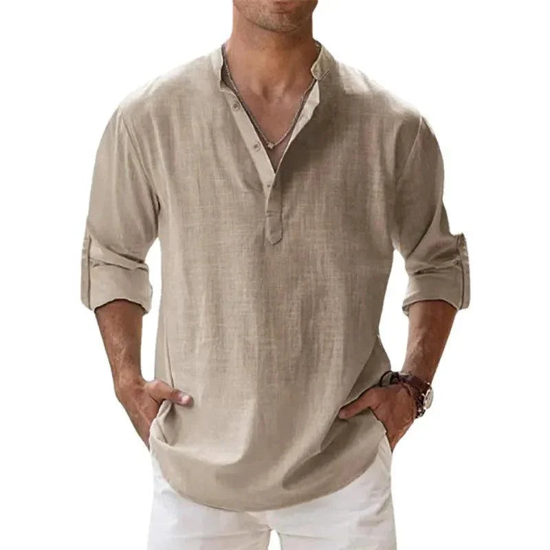 Chemise Évasion en Lin & Coton - Chemises GoHappy