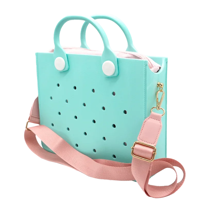 Portofino cabas EVA rigide perforé multicolore