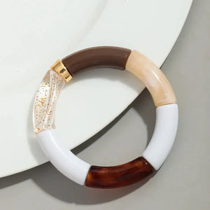 Bracelets acryliques bohème femme – 28 modèles colorés à mixer - Bijou Bracelet GoHappy