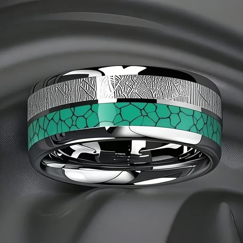Nature Mood bague unisexe 8 mm - bague GoHappy