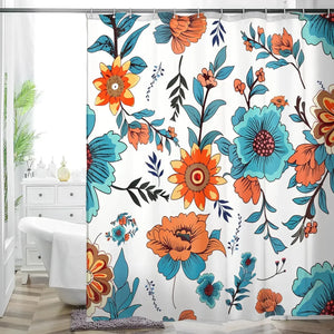Rideau Douche Inspirant Nature Plantes 26 Designs Multi-Tailles - rideaux de douche GoHappy