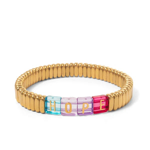 Candy Love bracelet femme élastique bohème coloré - bracelet femme GoHappy