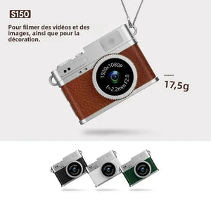 Caméra Pocket Rétro Mini Appareil Photo Porte-Clé Bijou 1080P - mini appareil photo GoHappy