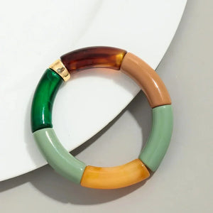Bracelets acryliques bohème femme – 28 modèles colorés à mixer - Bijou Bracelet GoHappy