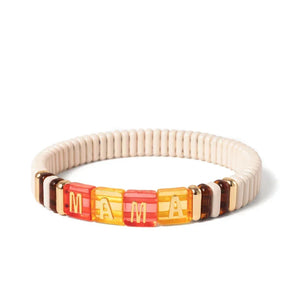 Candy Love bracelet femme élastique bohème coloré - bracelet femme GoHappy