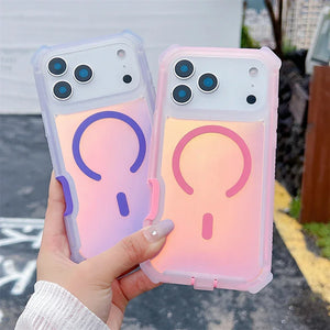 Neon coque iPhone 17 couleur changeante MagSafe - coque pour smartphone GoHappy