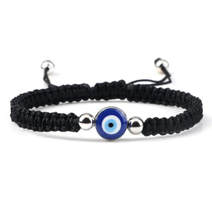 Bracelets Porte-Bonheur Evil Eye en Tissu Tressé - Bracelets Porte-Bonheur GoHappy