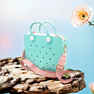 Portofino cabas EVA rigide perforé multicolore - sac perforé EVA GoHappy