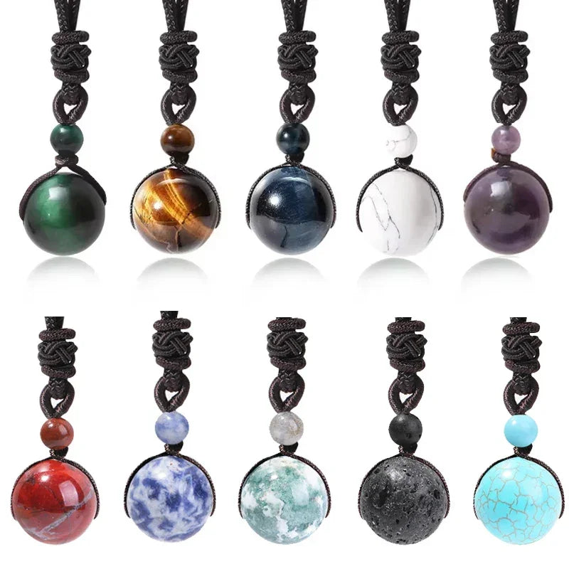 Colliers Âme Libre Pierres Naturelles Vertus Lithothérapie Unisexe - collier pierre naturelle GoHappy