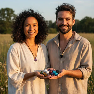 Colliers Âme Libre Pierres Naturelles Vertus Lithothérapie Unisexe - collier pierre naturelle GoHappy