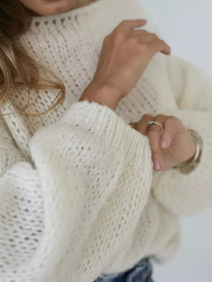Pull oversize Winter Muse femme cocoon chic - pull-over femme GoHappy