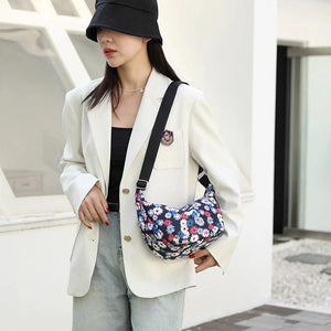 Sac à Bandoulière Motif Floral pour Femme - Style Élégant et Compact - Sac à main GoHappy