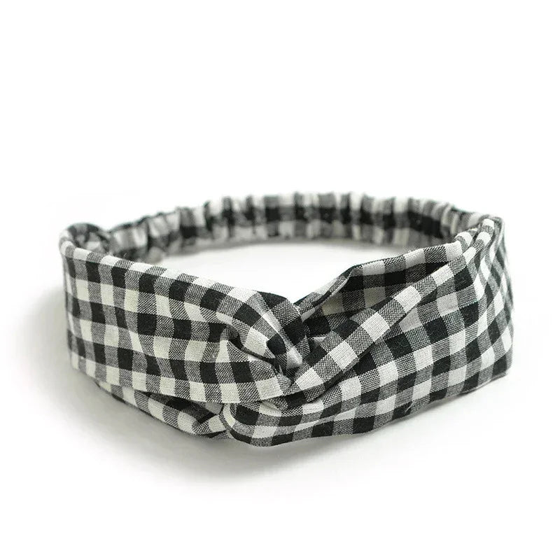 Bandeau Twist Riviera – Bohème Chic Imprimé Femme - bandeau de tête GoHappy