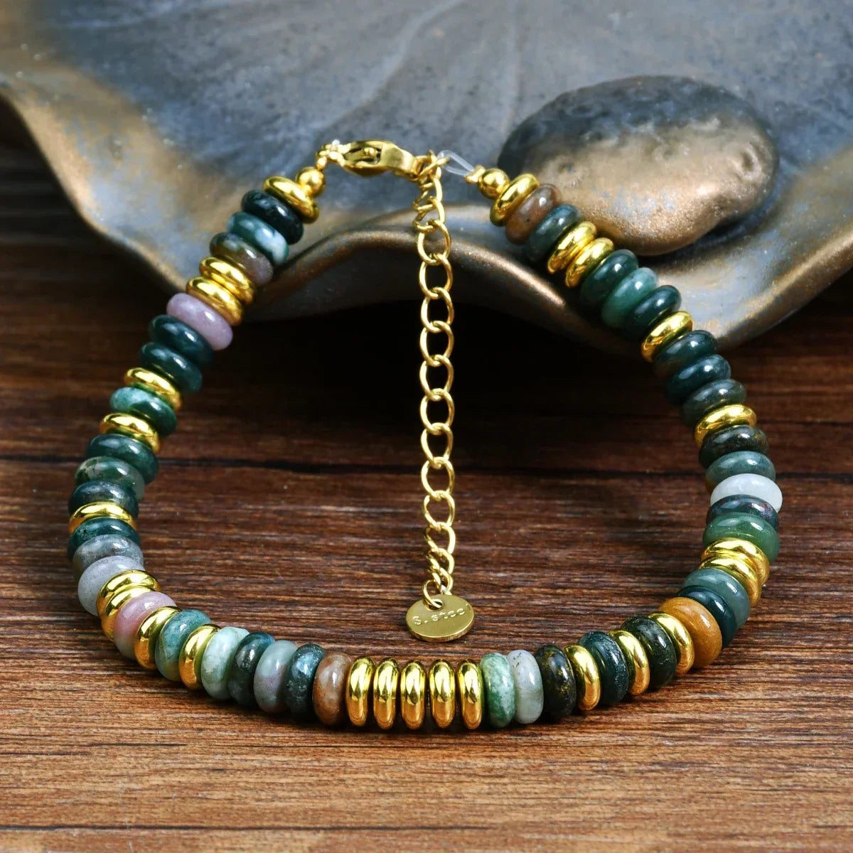 Good Vibes bracelet femme pierres naturelles colorées - bracelet femme GoHappy