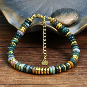 Good Vibes bracelet femme pierres naturelles colorées - bracelet femme GoHappy