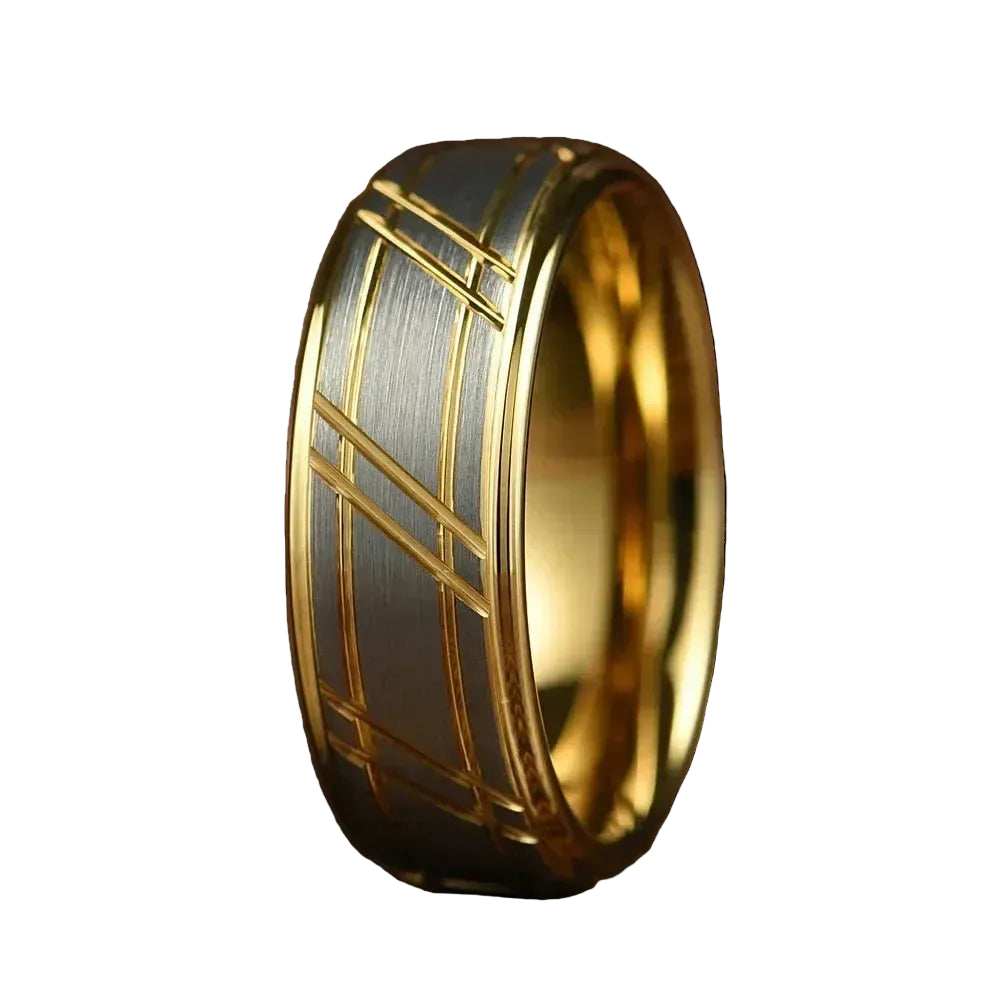 Bagues Iron Soul Homme Anneau Large Multicolore Collection - bague homme GoHappy