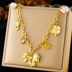 Colliers Costa Luz soleil coquillage perles dorées - colliers GoHappy