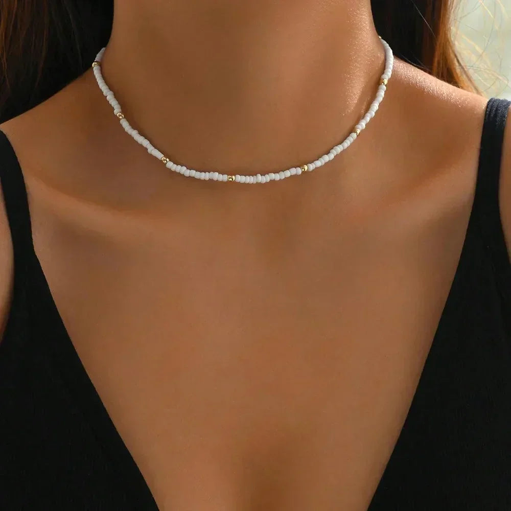 Ocean Charm collier femme coquillage bohème chic - collier GoHappy