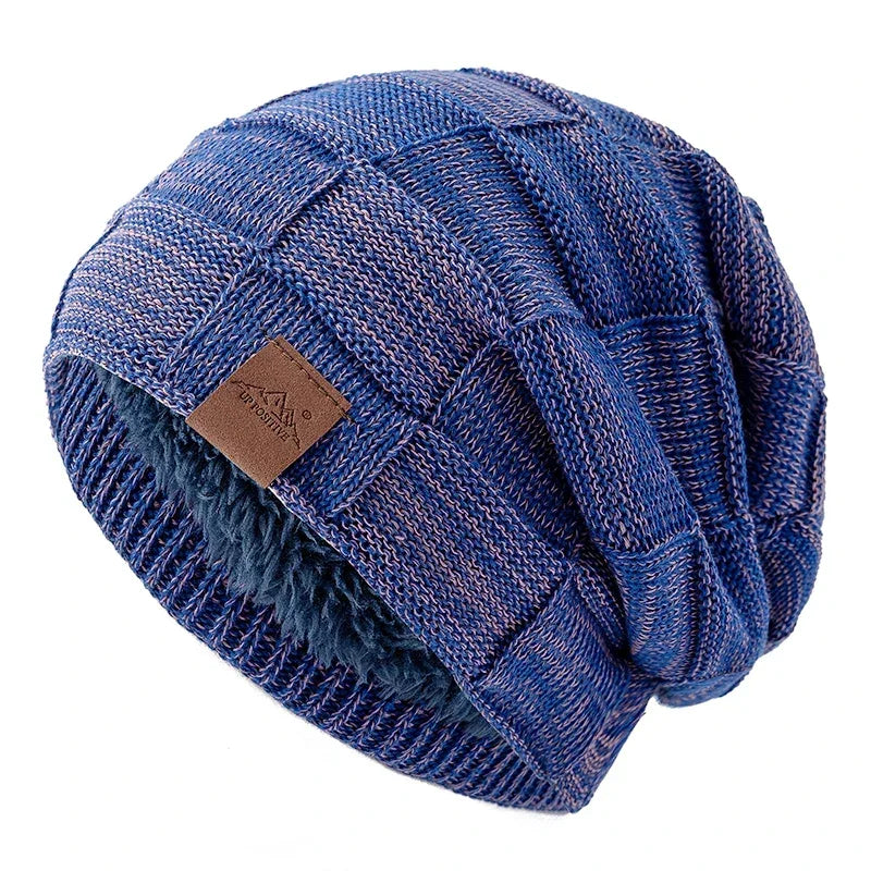 Bonnet d’Hiver Femme à Maille Mélangée - Style Casual et Chaleur Assurée