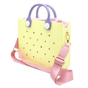 Portofino cabas EVA rigide perforé multicolore - sac perforé EVA GoHappy