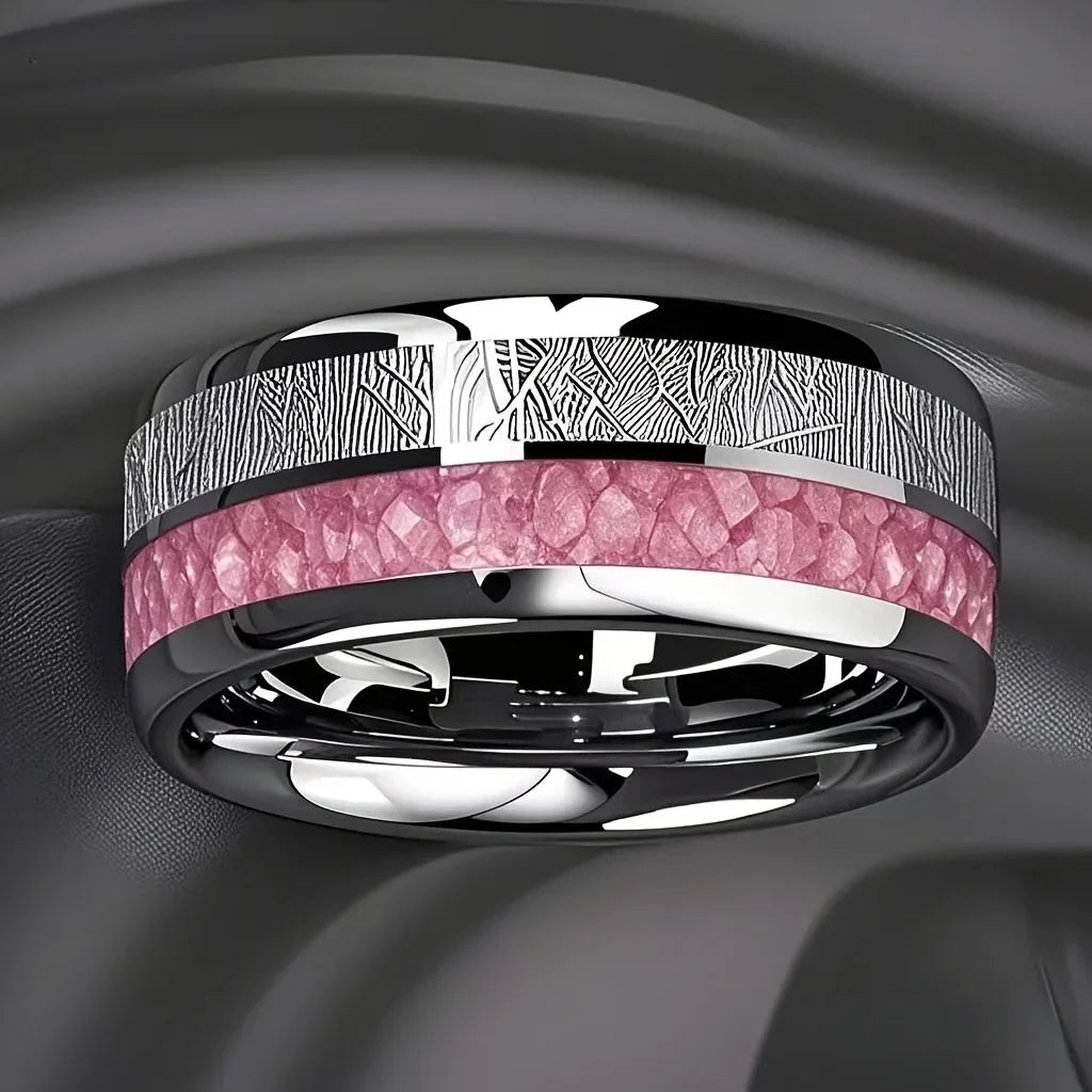 Nature Mood bague unisexe 8 mm - bague GoHappy