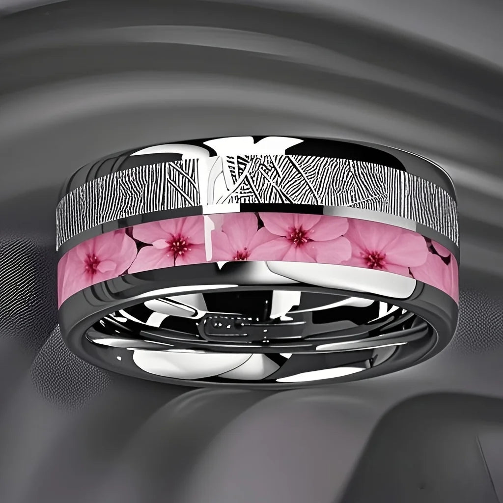 Nature Mood bague unisexe 8 mm