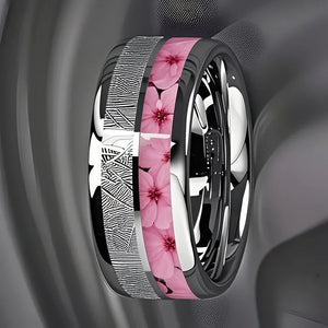 Nature Mood bague unisexe 8 mm - bague GoHappy