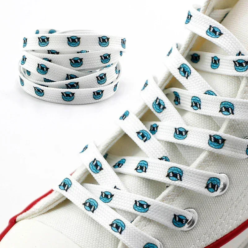 Lacets plats fun motifs cartoon sneakers originales - lacets de sneakers GoHappy