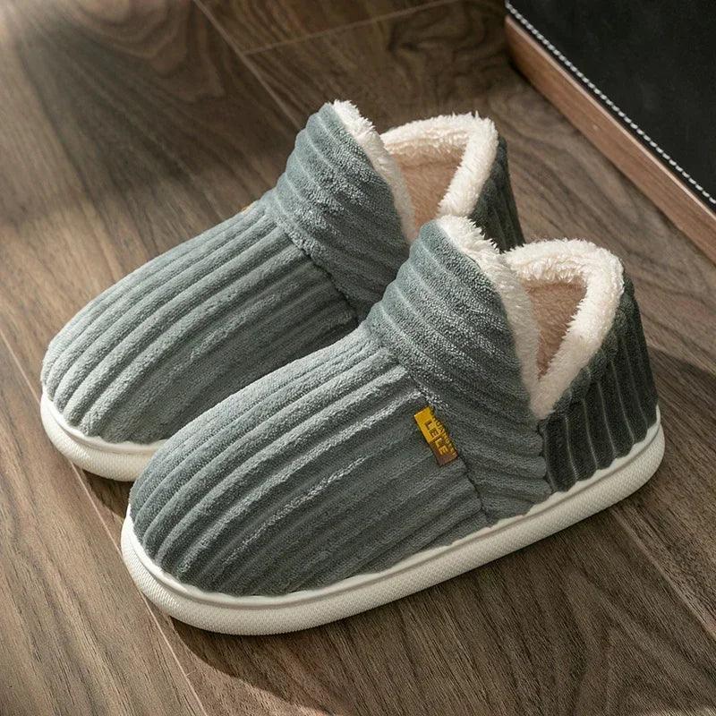 Pantoufles ultra-douces Cocooning - Hiver Confort Homme & Femme - pantoufles GoHappy