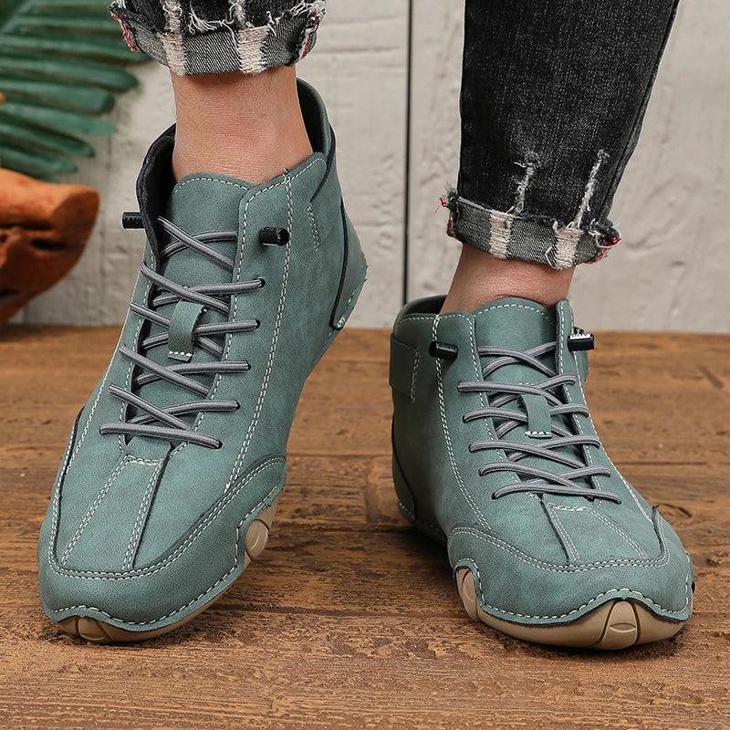 Sahara Walk chaussures montantes cuir souple homme