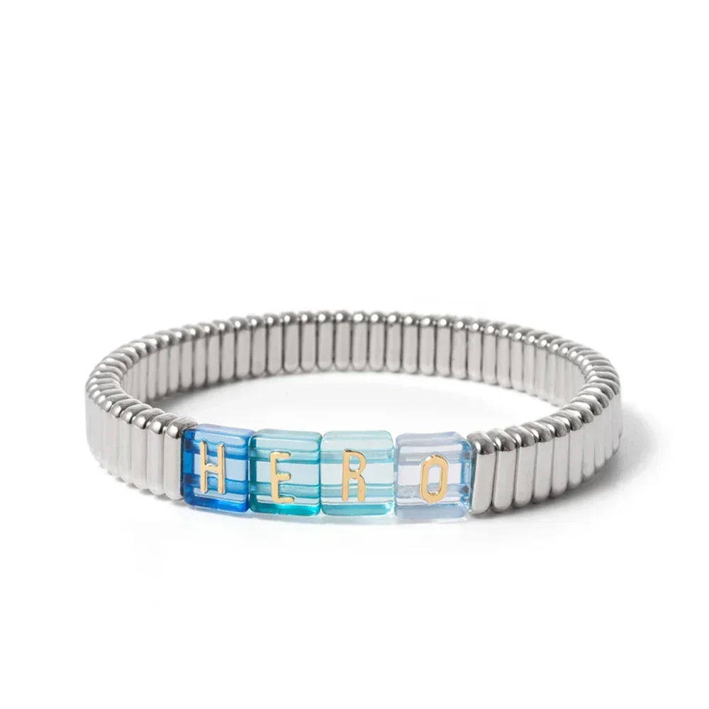 Candy Love bracelet femme élastique bohème coloré - bracelet femme GoHappy