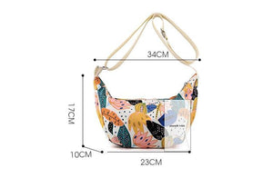 Sac à Bandoulière Motif Floral pour Femme - Style Élégant et Compact - Sac à main GoHappy