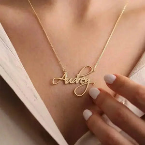 Collier Prénom sur Mesure Femme Or Argent Bijou Romantique Chic - collier personnalisé GoHappy