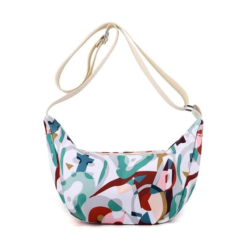 Sac à Bandoulière Motif Floral pour Femme - Style Élégant et Compact - Sac à main GoHappy