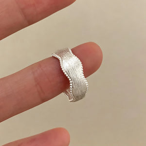 Bague femme Atelier Reflets Trame Ondulée bijou fantaisie GoHappy France