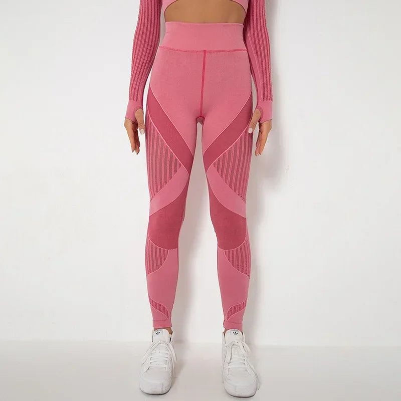 Sculpt Air legging femme yoga gainant respirant - leggings GoHappy
