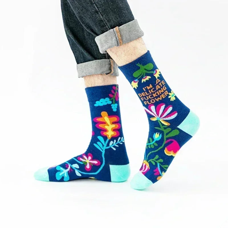 Chaussettes Fun et Originales Homme (Taille Unique 37-43) - chaussettes homme GoHappy