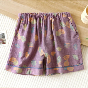 Short de Nuit Japonais en Coton pour Femme - Tissu Léger et Respirant - pyjama GoHappy