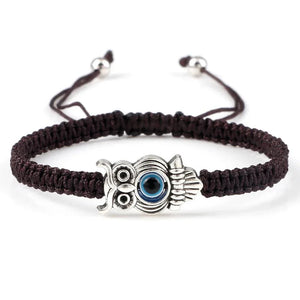 Bracelets Porte-Bonheur Evil Eye en Tissu Tressé - Bracelets Porte-Bonheur GoHappy