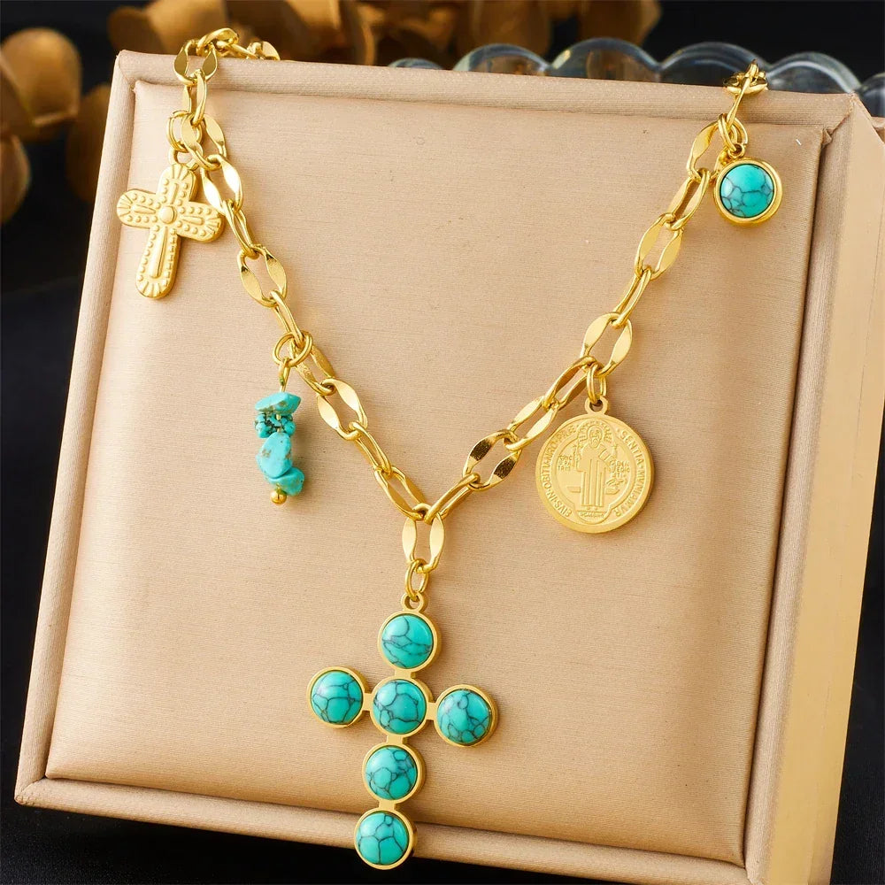 Colliers Costa Luz soleil coquillage perles dorées - colliers GoHappy