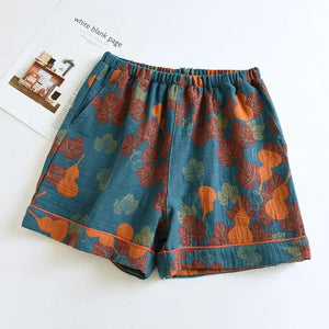 Short de Nuit Japonais en Coton pour Femme - Tissu Léger et Respirant - pyjama GoHappy