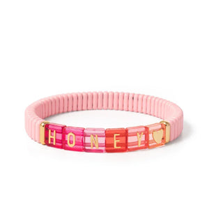 Candy Love bracelet femme élastique bohème coloré - bracelet femme GoHappy
