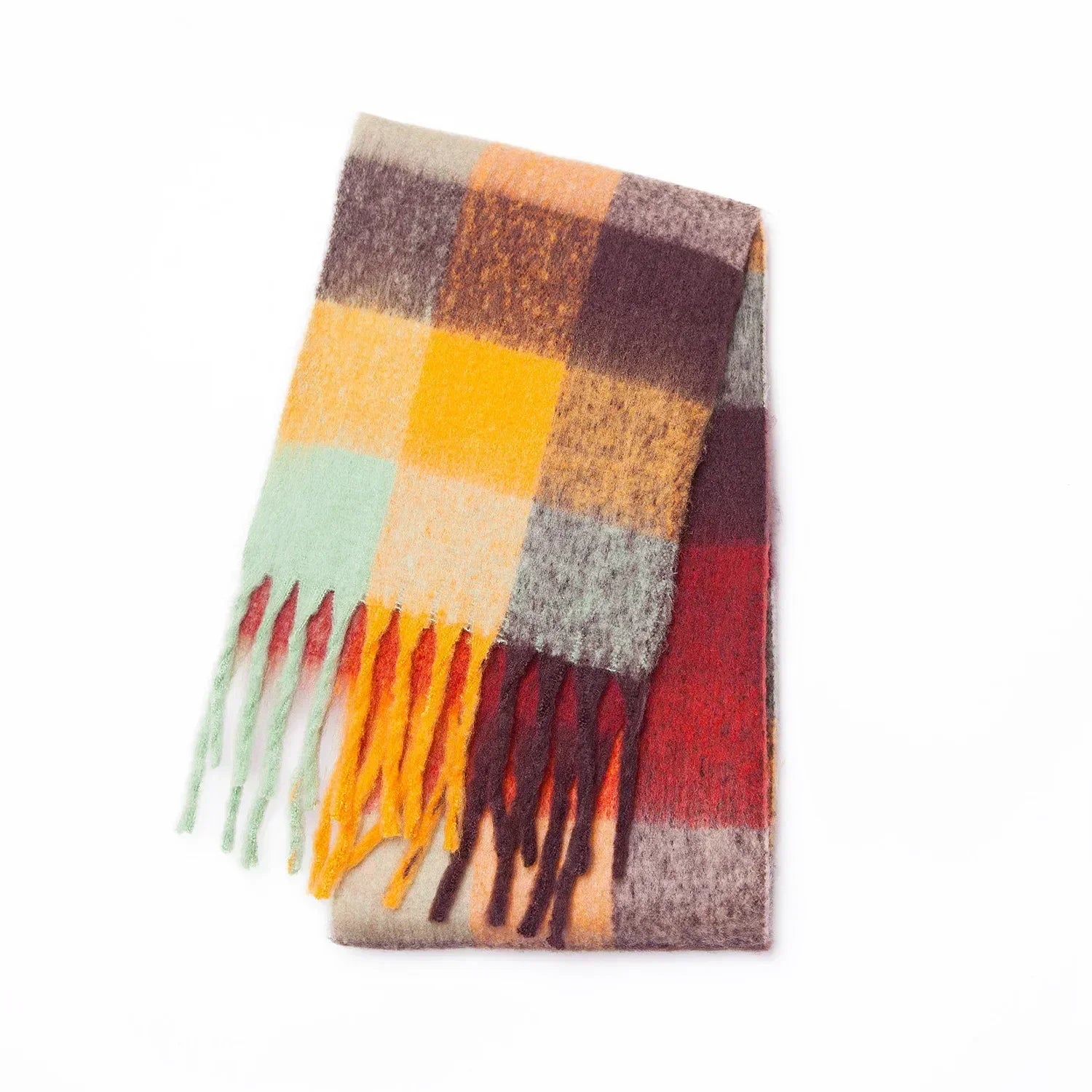 Echarpe Douce Rainbow Hiver - Cachemire et Style Bohème - écharpe GoHappy