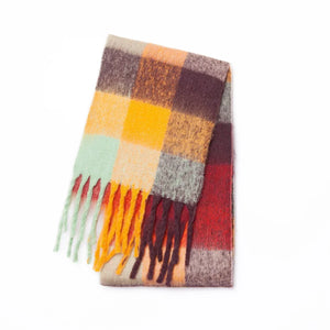 Echarpe Douce Rainbow Hiver - Cachemire et Style Bohème - écharpe GoHappy