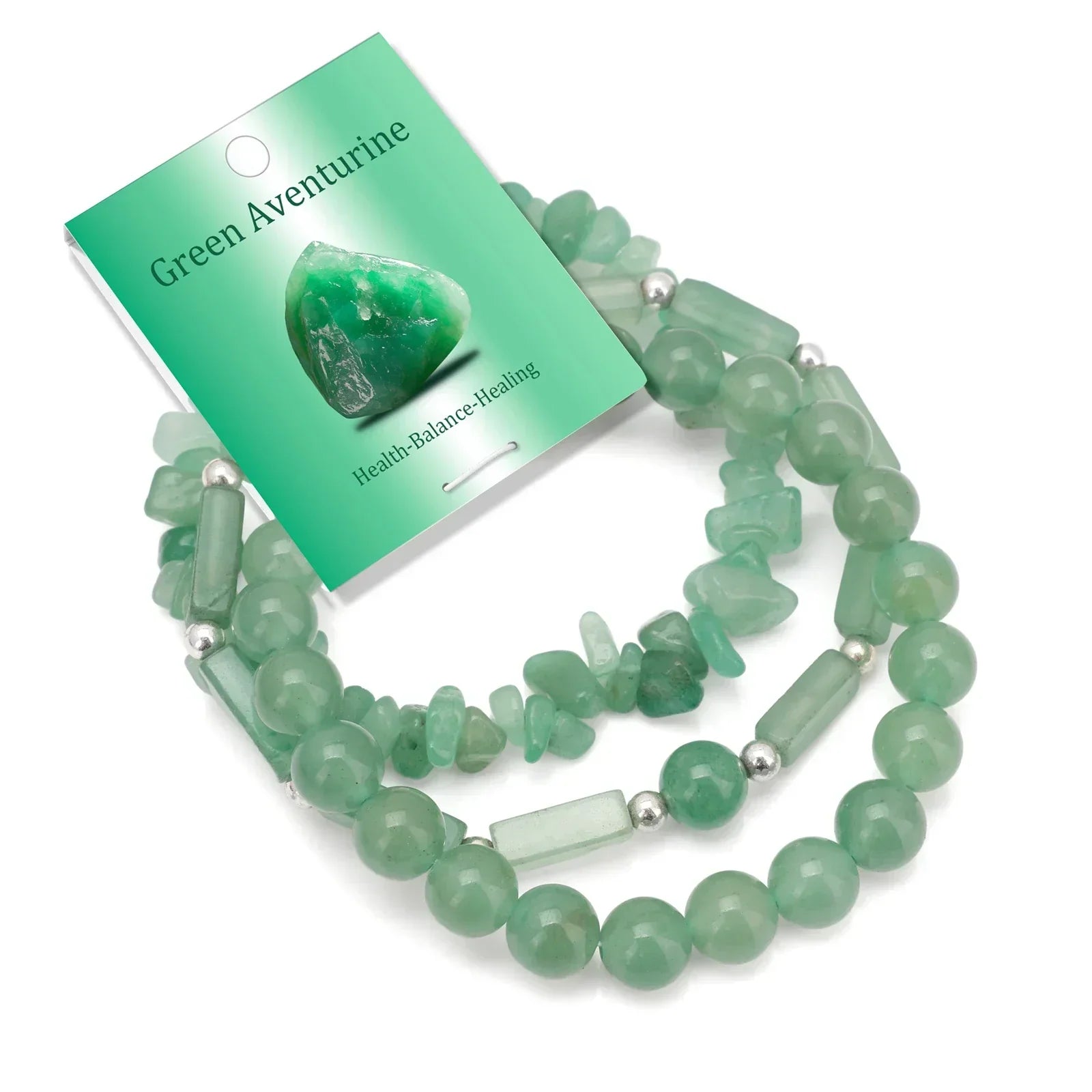 Bracelets Pierres Naturelles Empilables Set 3-5 Bohème 19cm - bracelets en pierres femme GoHappy