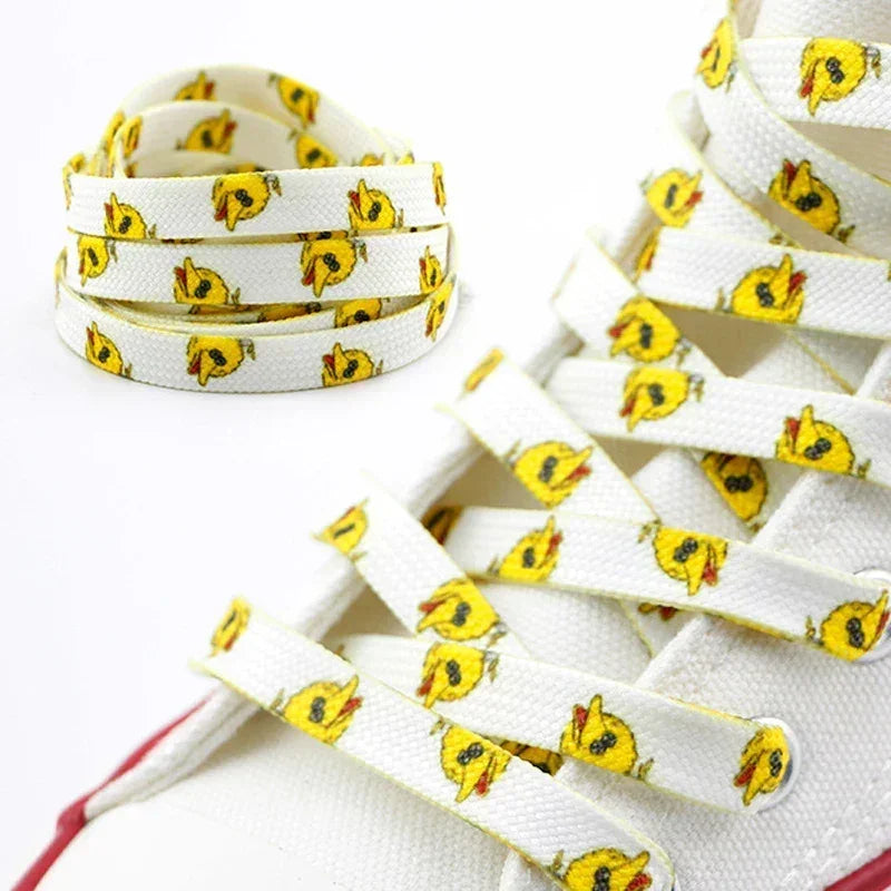 Lacets plats fun motifs cartoon sneakers originales - lacets de sneakers GoHappy