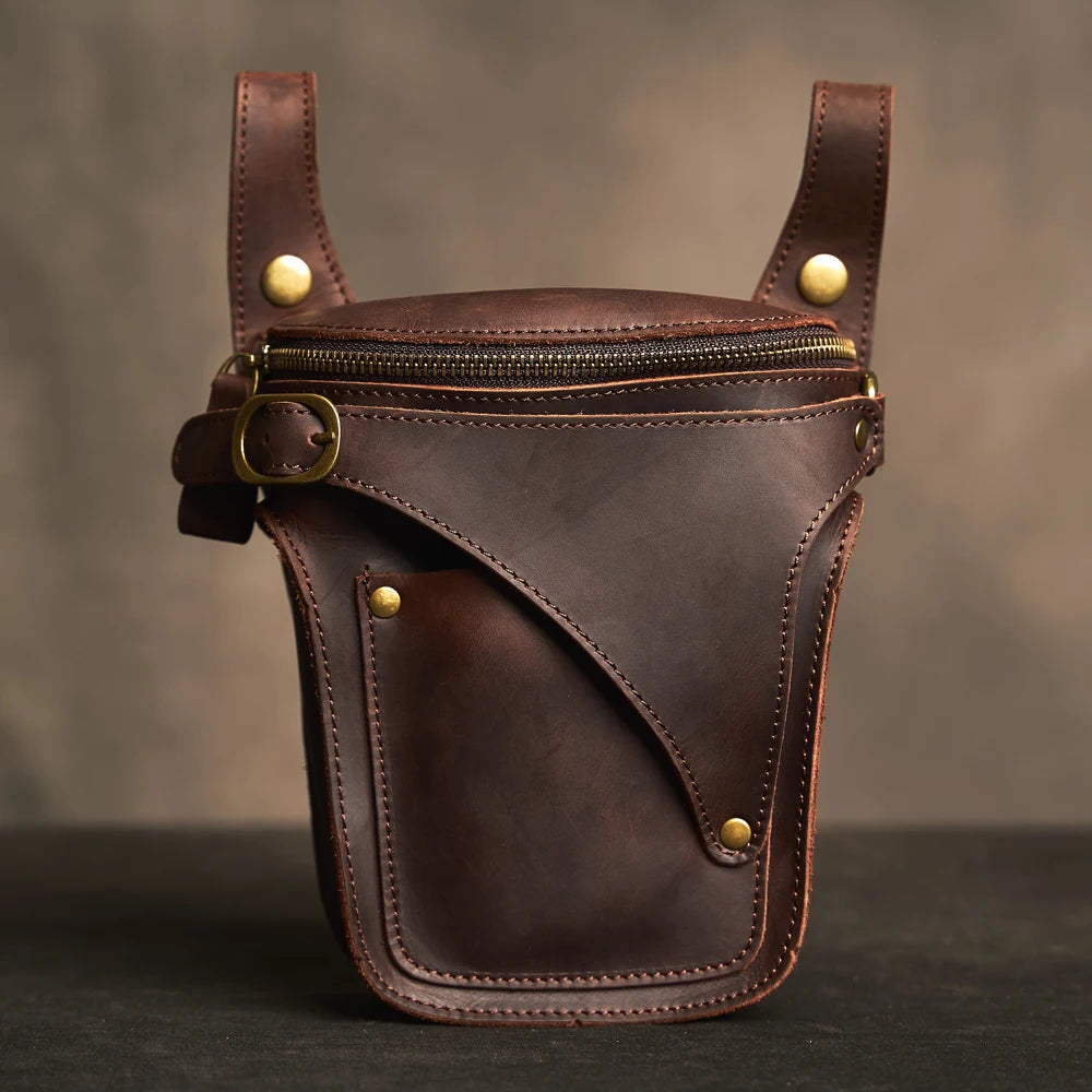 Sac Ceinture Cuir Homme Vintage - Esprit Aventurier Urbain