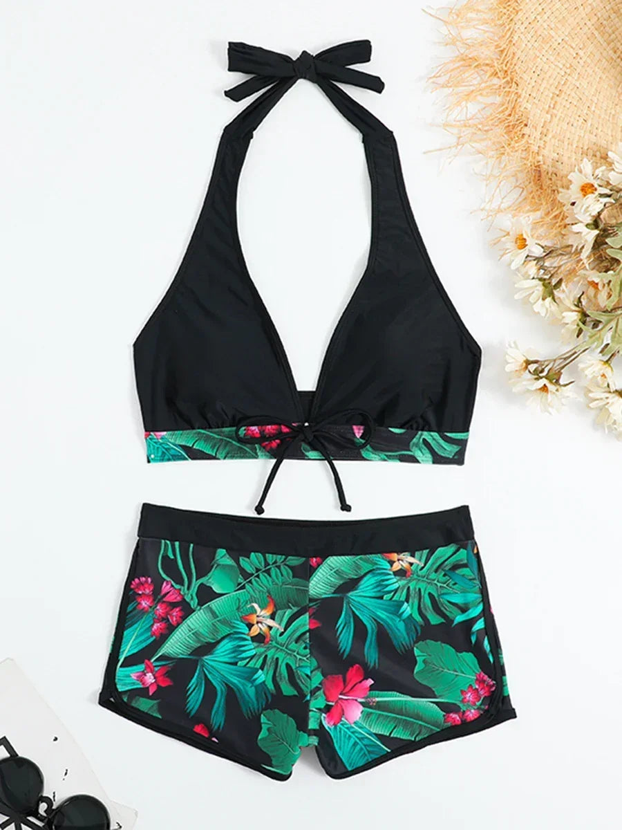 Maillot de bain Exotica fleur bikini - maillot de bain GoHappy