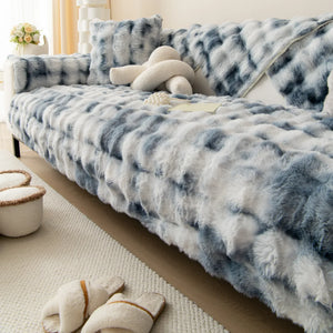 Plaid Canapé Imitation Fourrure Lapin Doux 11 Coloris - Plaid GoHappy